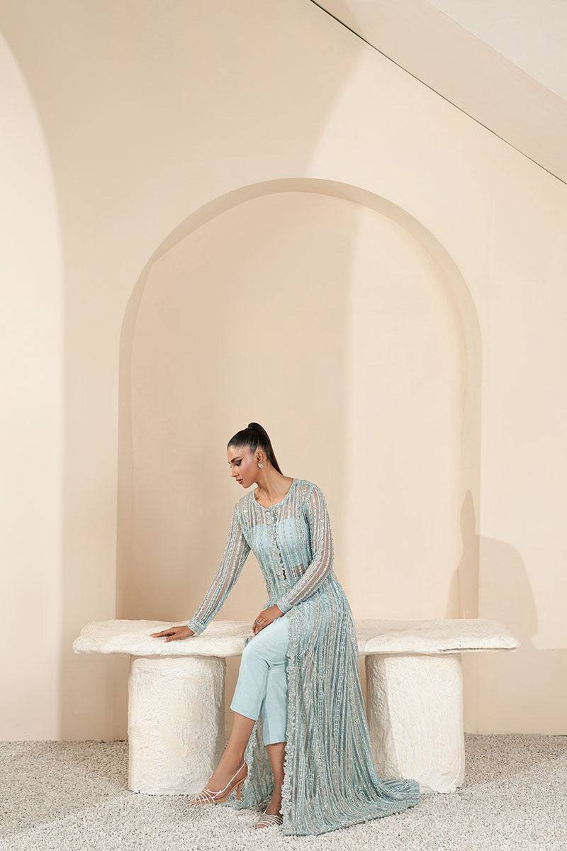 Khakaa | Serie Luxuriante 25 | Azure - Ladies Clothes - Maria Faisal