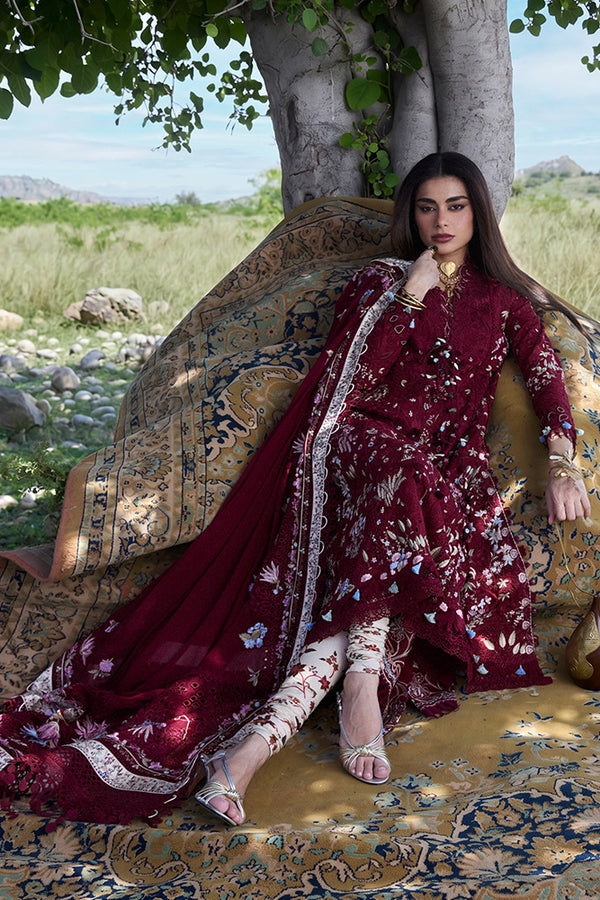 Suffuse | Lawn Eid 26 | NAREVI - Luxury Dress - available at Maria Faisal in UK and USA.