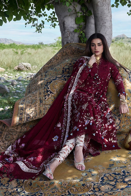 Suffuse | Lawn Eid 26 | NAREVI - Luxury Dress - available at Maria Faisal in UK and USA.