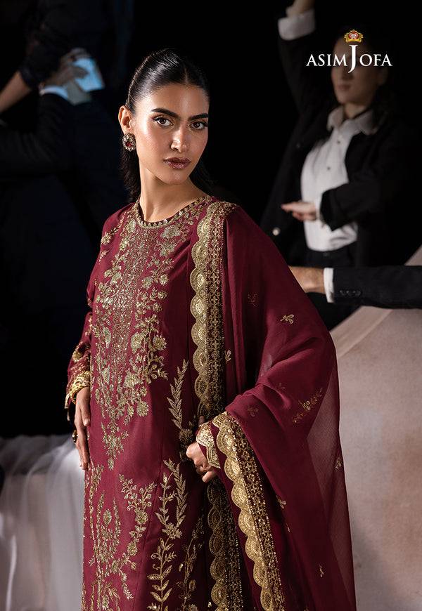 Asim Jofa | Festive Collection 25 | AJLF-02 by Maria Faisal - Registered Vendor of : Asim Jofa - type : Ladies Clothes - 100% original wedding dresses