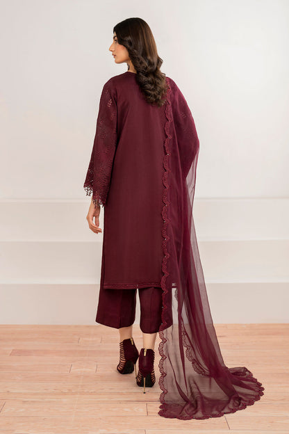 Baroque | Formals Collection | EMBROIDERED CHIFFON UF-690 - Formal Dress - available at Maria Faisal in UK and USA.