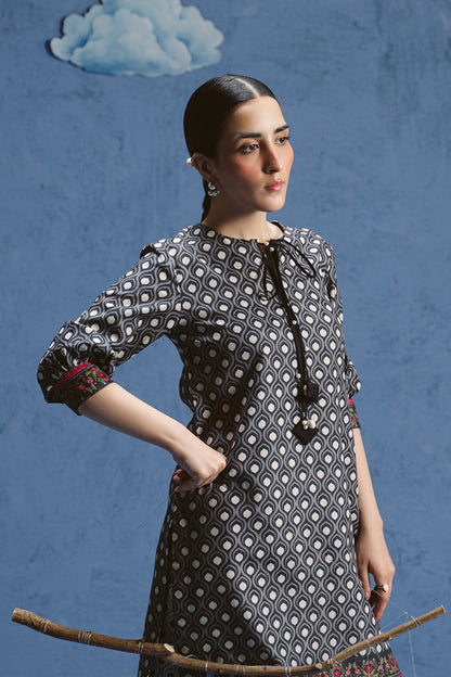 Vanya | Co Ords | CO-138 - Casual Dress - available at Maria Faisal in UK and USA.