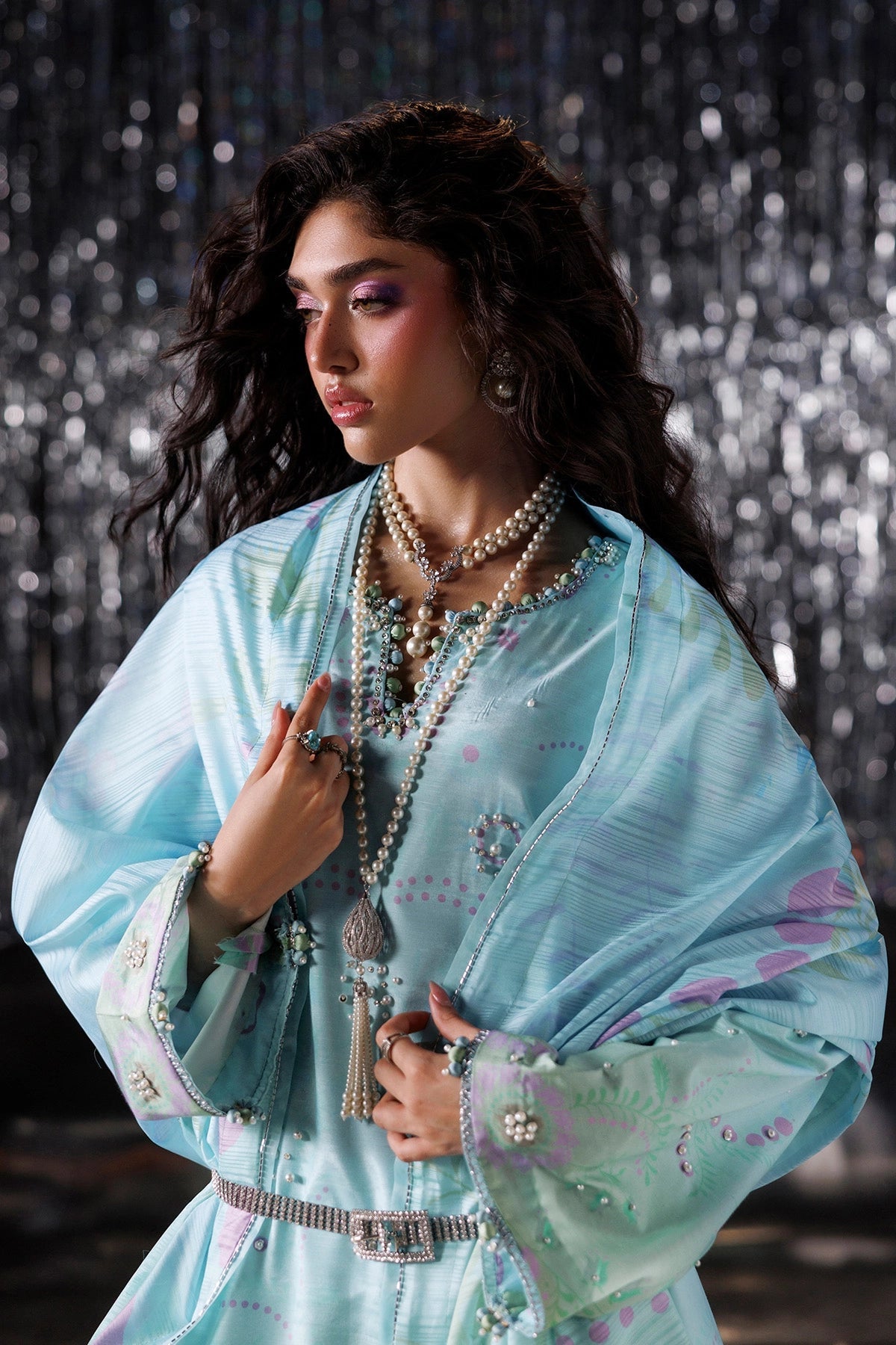 Rangrasiya | Luxe Silk 26 | Luvelle - Luxury Dress - available at Maria Faisal in UK and USA.
