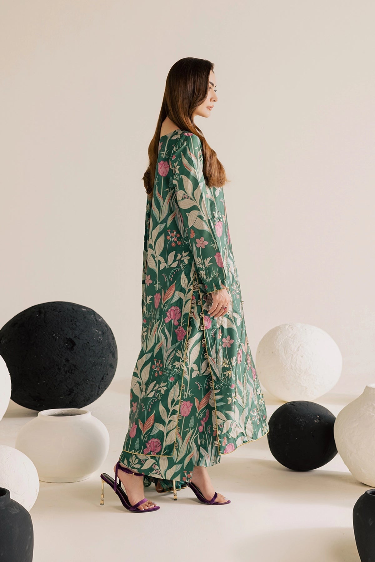 Vanya | Solana Luxe Pret | FF-85 - Luxury Dress - available at Maria Faisal in UK and USA.