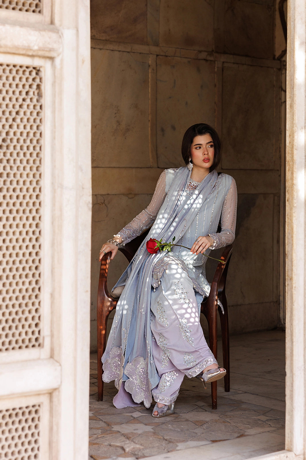 Vanya | Virsa Formals | ED-016 - Formal Dress - available at Maria Faisal in UK and USA.