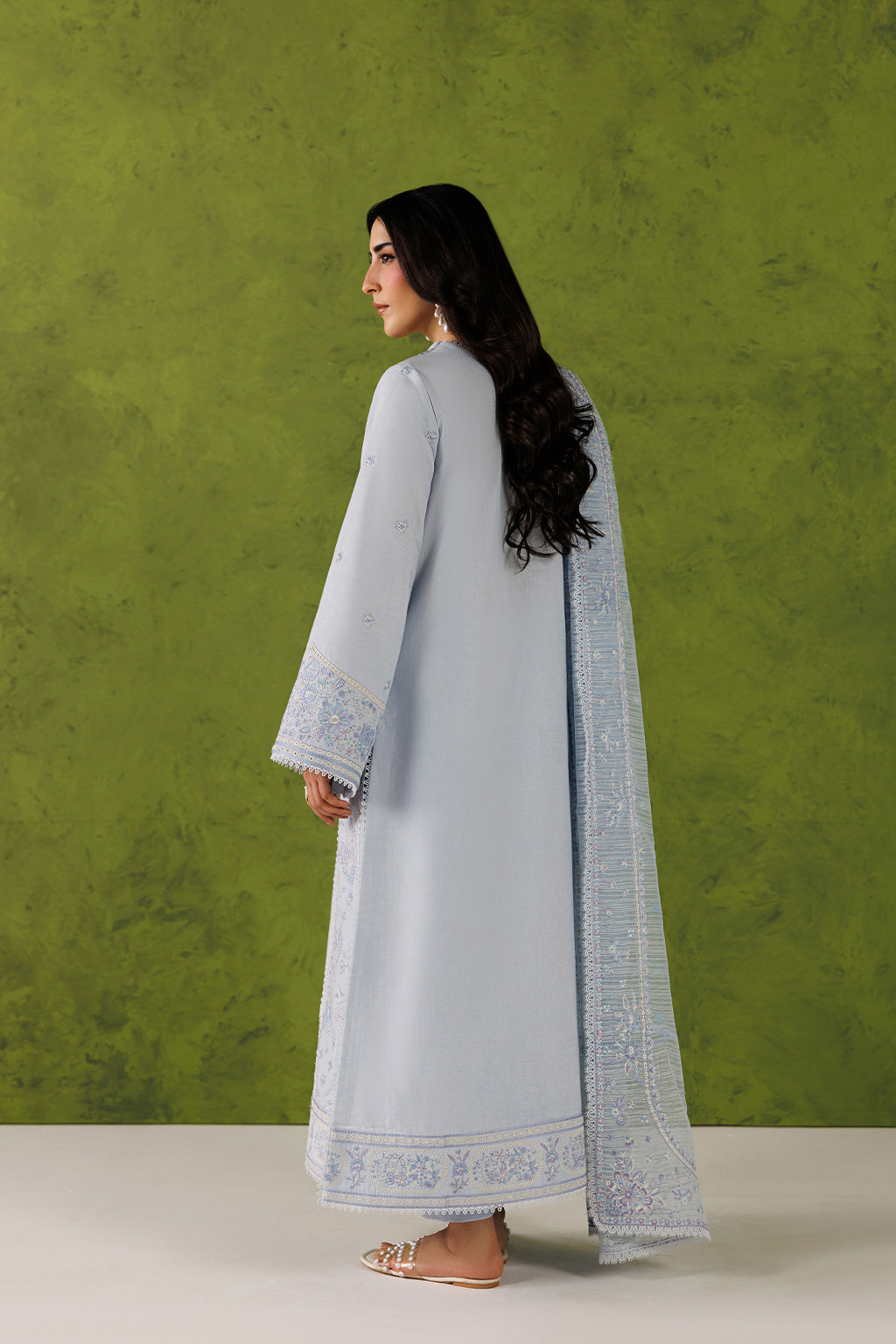 Emaan Adeel | Elevated Essentials 26 | URBAN MUSE - Luxury Dress - available at Maria Faisal in UK and USA.