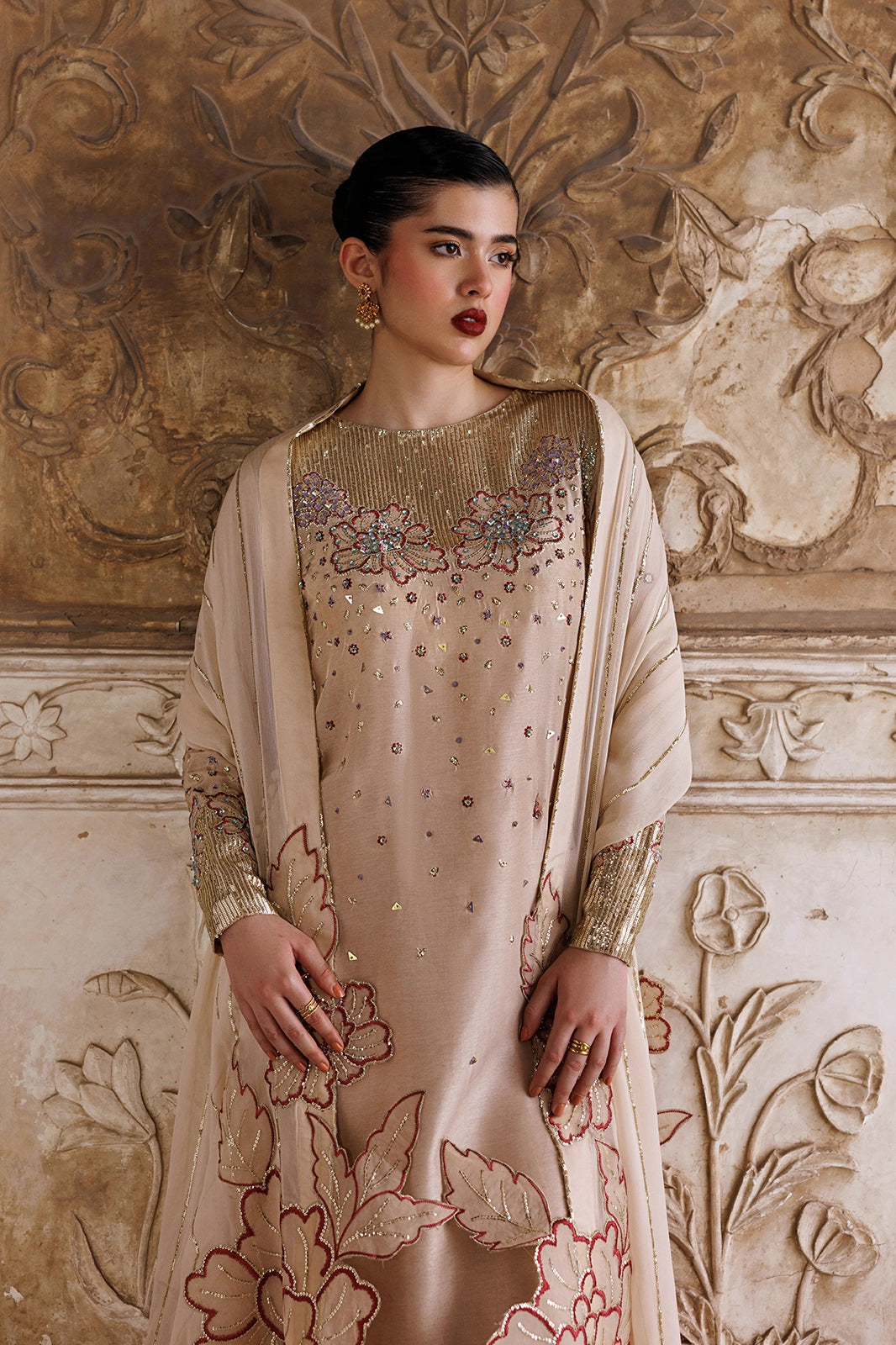 Vanya | Virsa Formals | ED-010 - Formal Dress - available at Maria Faisal in UK and USA.