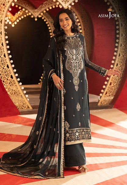 Asim Jofa | Festive Collection 25 | AJLLF-08 by Maria Faisal - Registered Vendor of : Asim Jofa - type : Ladies Clothes - 100% original wedding dresses