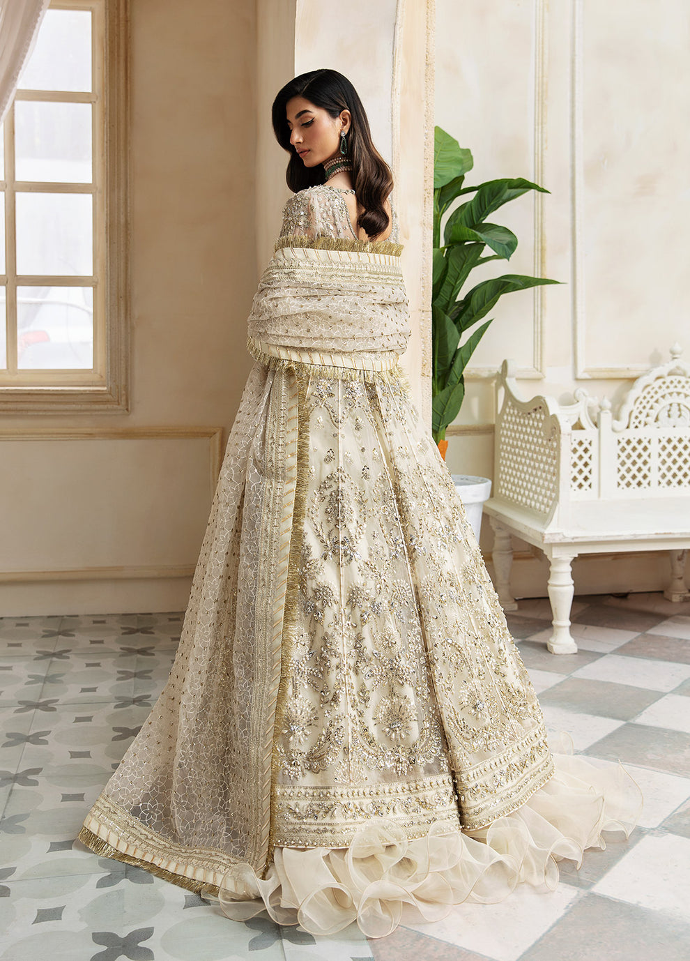 Gulaal | Wedding Formals | Noor GL-WS-23V1-38 - Designer Dress with Intricate embroidery and embellishments. Shop elegent wedding dress at Maria Faisal.