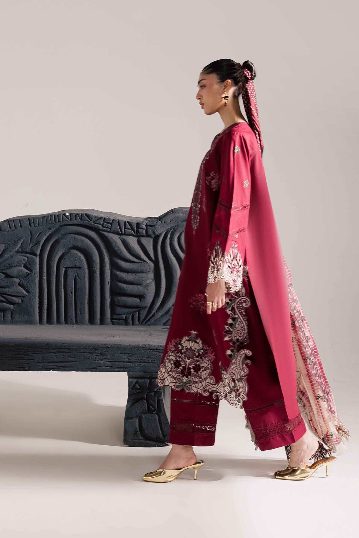 Vanya | Celine Formals | CN-19 - Formal Dress - available at Maria Faisal in UK and USA.