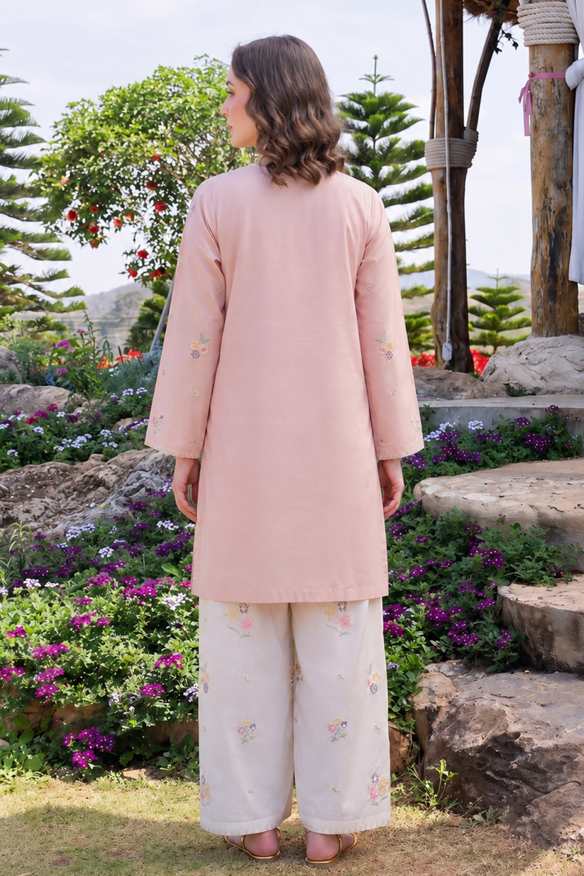 Saad Shaikh | Ease Fall Edit 26 | Arden - Casual Dress - available at Maria Faisal in UK and USA.
