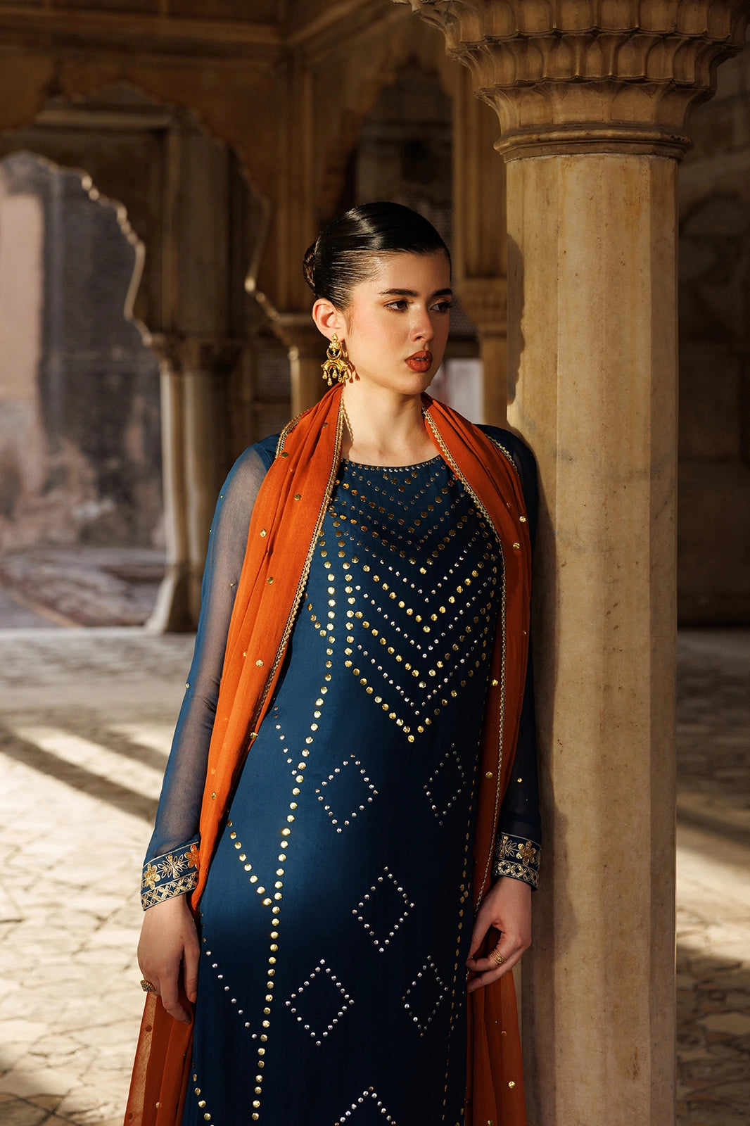 Vanya | Virsa Formals | ED-011 - Formal Dress - available at Maria Faisal in UK and USA.