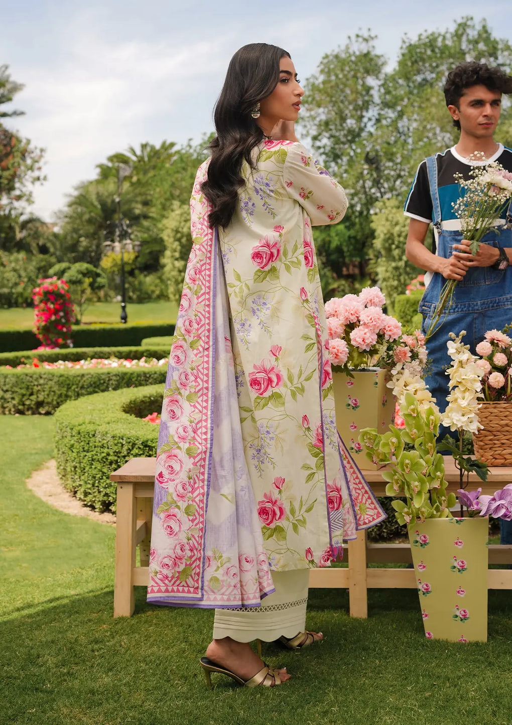 Elaf Premium | Printed Collection 24 | EEP-03B - Meadow Magic - Waniyas