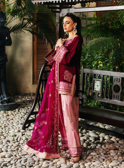 Zainab Chottani | Velvet 25 | Rubi - Formal Dress - available at Maria Faisal in UK and USA.