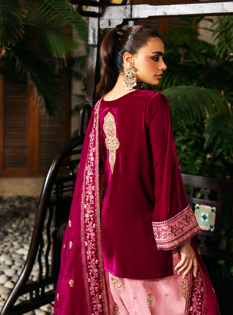 Zainab Chottani | Velvet 25 | Rubi - Formal Dress - available at Maria Faisal in UK and USA.