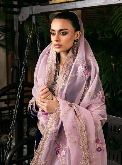 Zainab Chottani | Velvet 25 | Meher - Formal Dress - available at Maria Faisal in UK and USA.