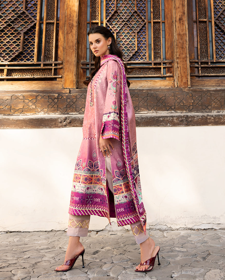 Mushq | Nirvana Printed Silk | Stella Song - Ladies Clothes - Maria Faisal