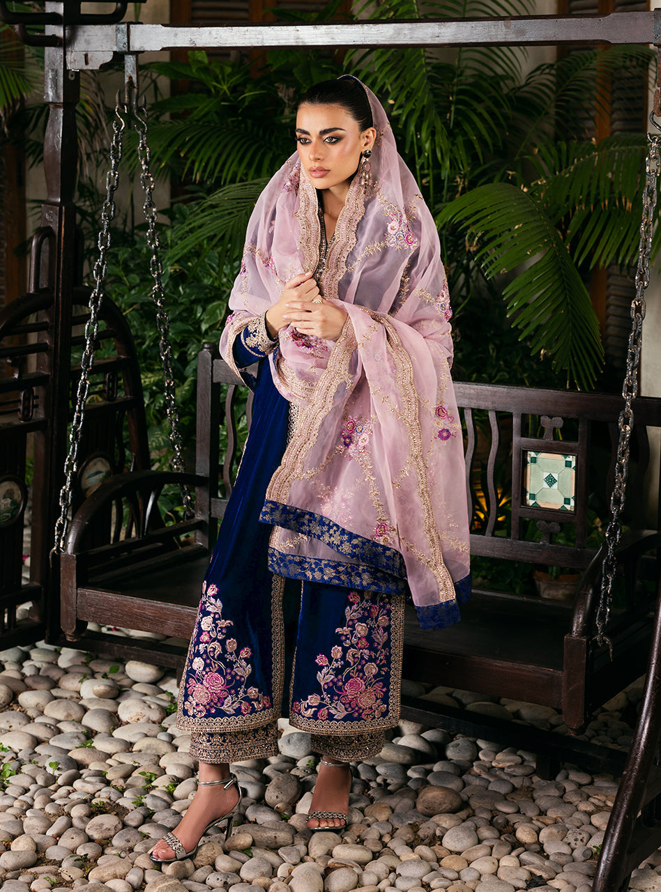 Zainab Chottani | Velvet 25 | Meher - Formal Dress - available at Maria Faisal in UK and USA.