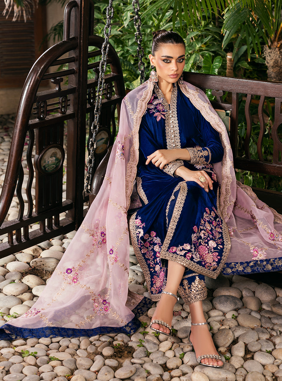 Zainab Chottani | Velvet 25 | Meher - Formal Dress - available at Maria Faisal in UK and USA.