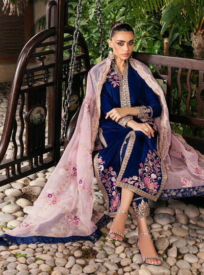 Zainab Chottani | Velvet 25 | Meher - Formal Dress - available at Maria Faisal in UK and USA.