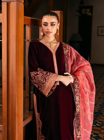 Zainab Chottani | Velvet 25 | Aima - Formal Dress - available at Maria Faisal in UK and USA.