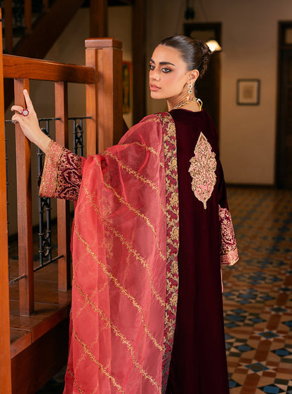 Zainab Chottani | Velvet 25 | Aima - Formal Dress - available at Maria Faisal in UK and USA.