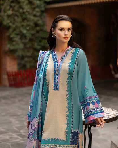 Mushq | Nirvana Printed Silk | Seraphic Dust - Ladies Clothes - Maria Faisal