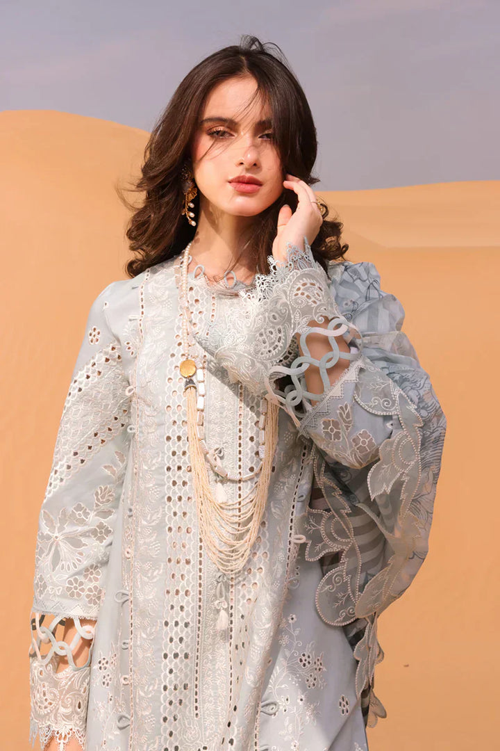 Qalamkar | Chikankari Eid Edit 24 | KM-06 APOLLINE - Waniyas