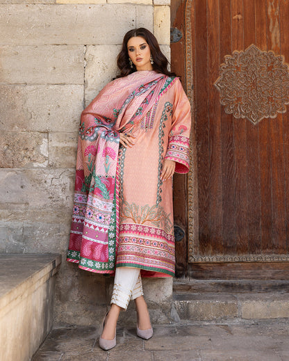 Mushq | Nirvana Printed Silk | Pulsar Petal - Ladies Clothes - Maria Faisal