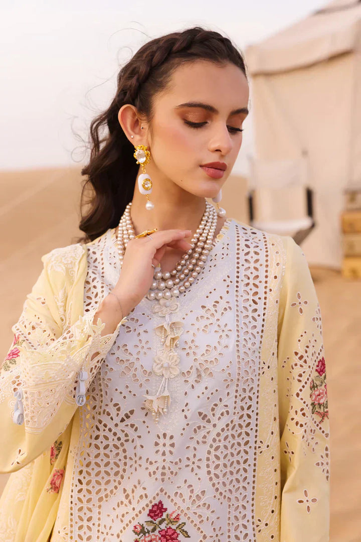 Qalamkar | Chikankari Eid Edit 24 | KM-01 NIAMH - Waniyas