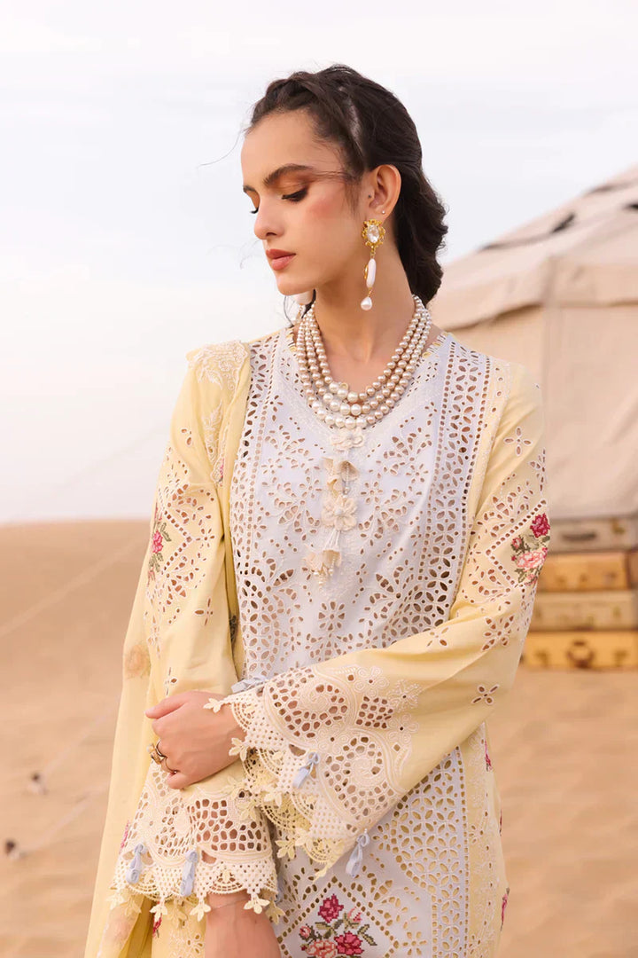 Qalamkar | Chikankari Eid Edit 24 | KM-01 NIAMH - Waniyas