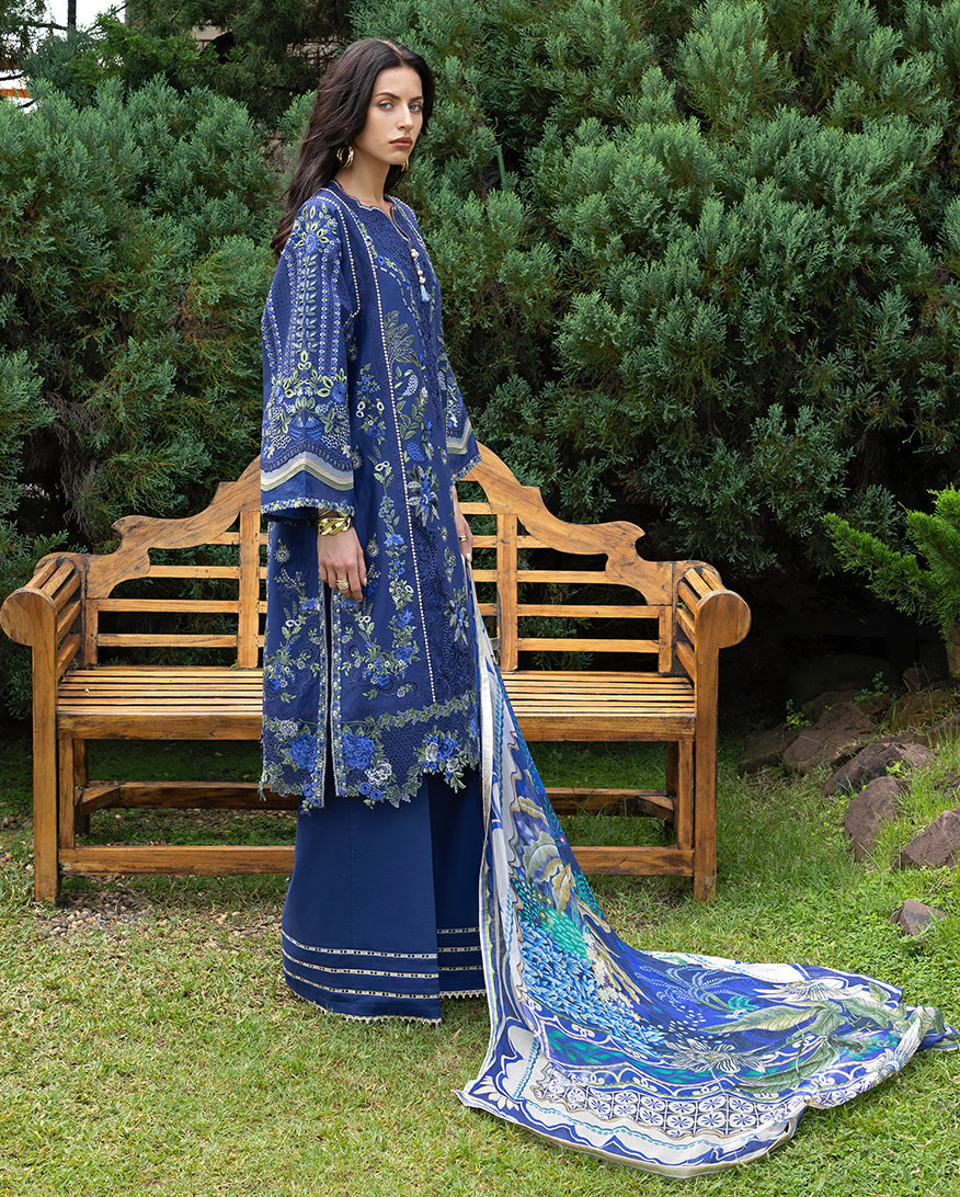 Esmel | Mon Tresor Luxe Lawn 26 | Ete - Luxury Dress - available at Maria Faisal in UK and USA.