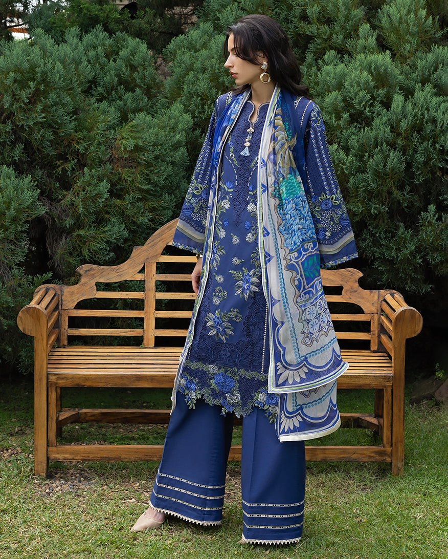 Esmel | Mon Tresor Luxe Lawn 26 | Ete - Luxury Dress - available at Maria Faisal in UK and USA.
