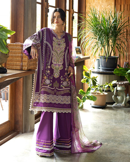 Esmel | Mon Tresor Luxe Lawn 26 | Aura - Luxury Dress - available at Maria Faisal in UK and USA.