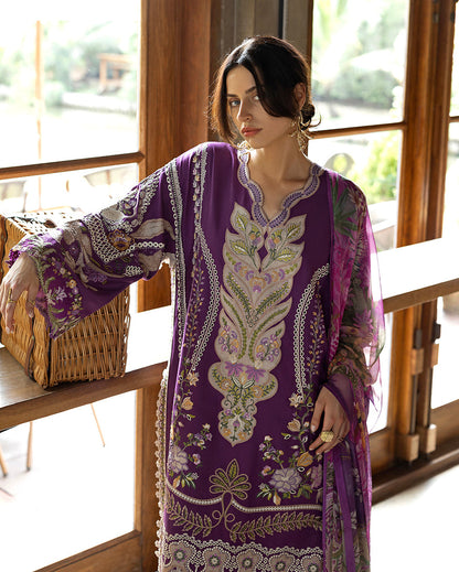 Esmel | Mon Tresor Luxe Lawn 26 | Aura - Luxury Dress - available at Maria Faisal in UK and USA.