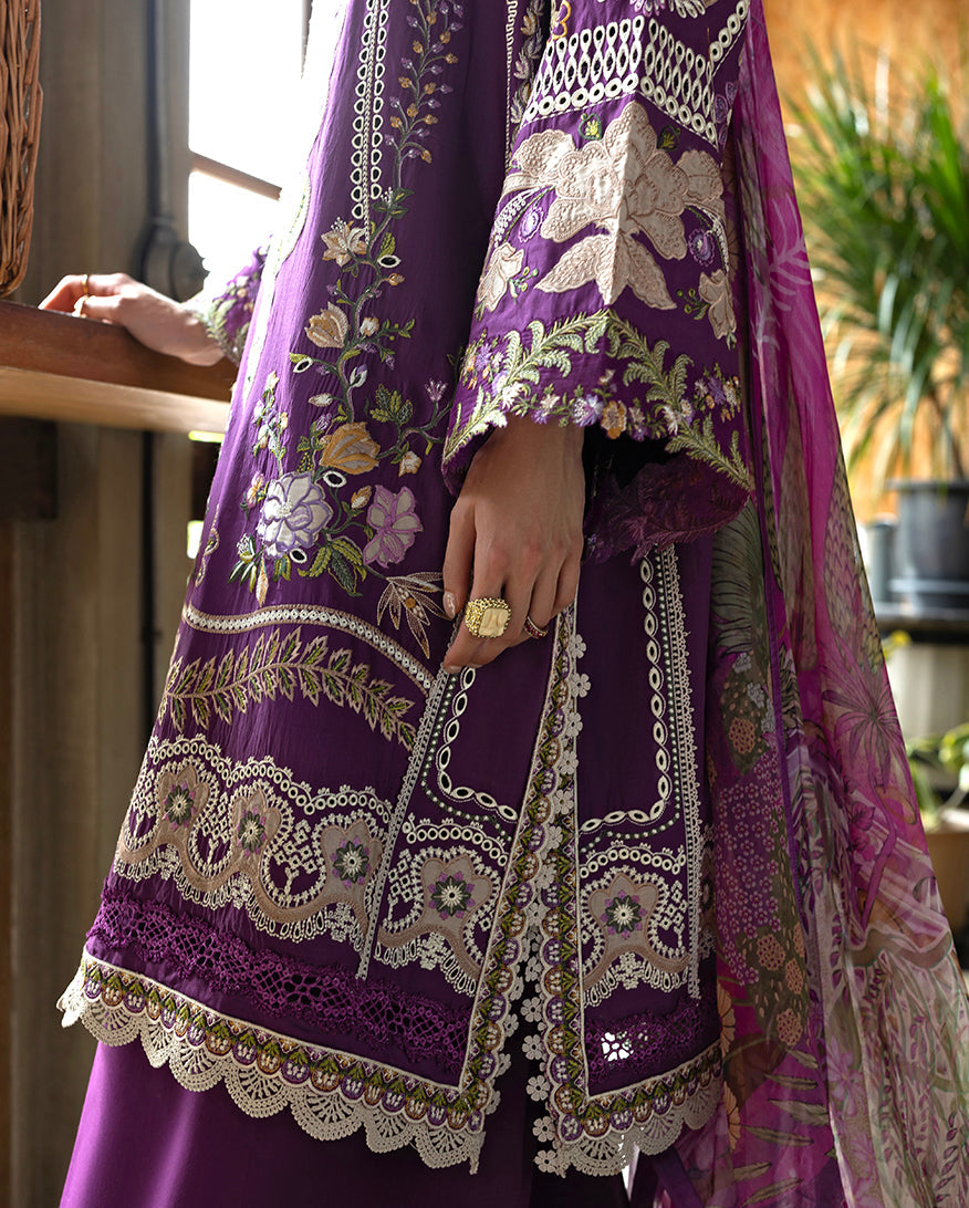 Esmel | Mon Tresor Luxe Lawn 26 | Aura - Luxury Dress - available at Maria Faisal in UK and USA.