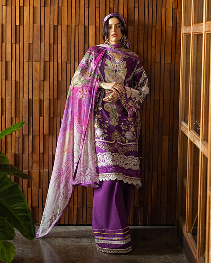 Esmel | Mon Tresor Luxe Lawn 26 | Aura - Luxury Dress - available at Maria Faisal in UK and USA.