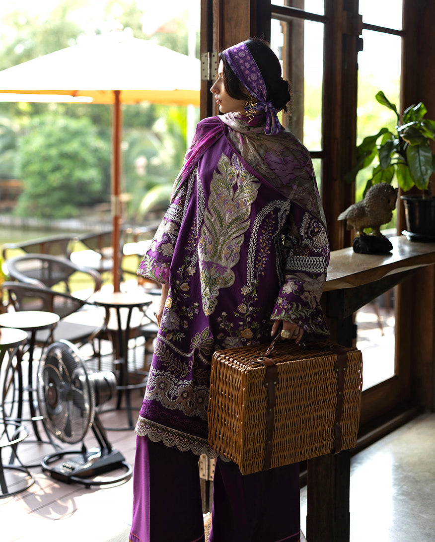 Esmel | Mon Tresor Luxe Lawn 26 | Aura - Luxury Dress - available at Maria Faisal in UK and USA.