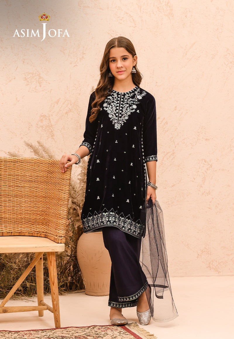 Asim Jofa | Velvet Edit | AJKV-02 - Ladies Clothes 