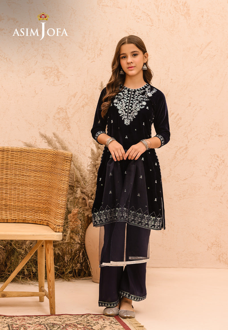 Asim Jofa | Velvet Edit | AJKV-02 - Ladies Clothes 