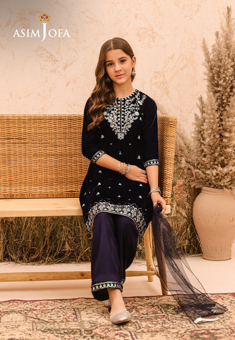 Asim Jofa | Velvet Edit | AJKV-02 - Ladies Clothes 