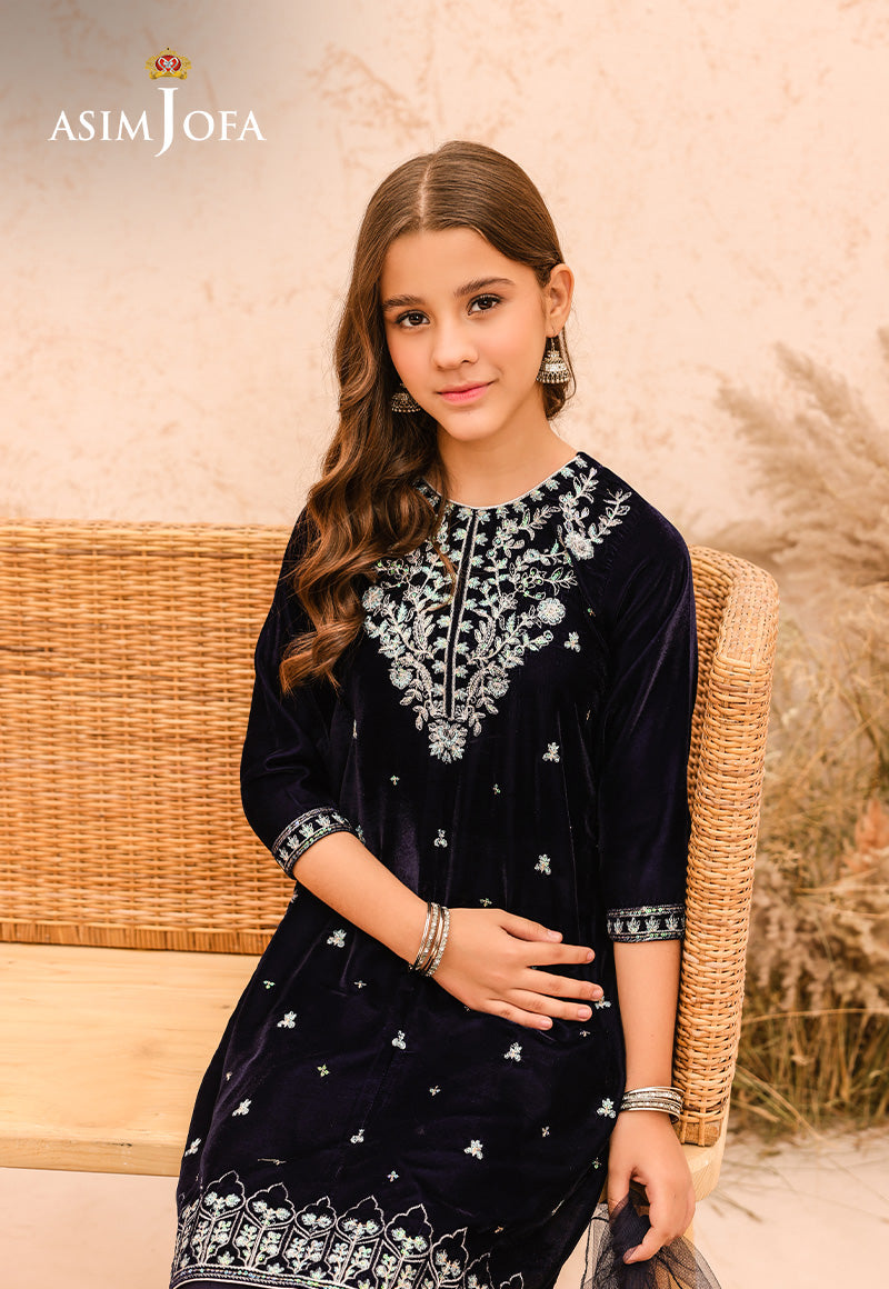Asim Jofa | Velvet Edit | AJKV-02 - Ladies Clothes 