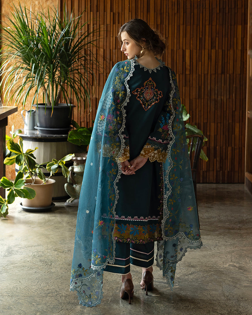 Esmel | Mon Tresor Luxe Lawn 26 | Lumi - Luxury Dress - available at Maria Faisal in UK and USA.