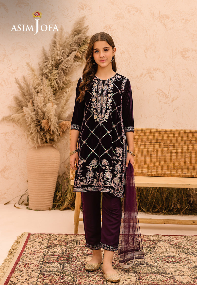 Asim Jofa | Velvet Edit | AJKV-08 - Ladies Clothes 