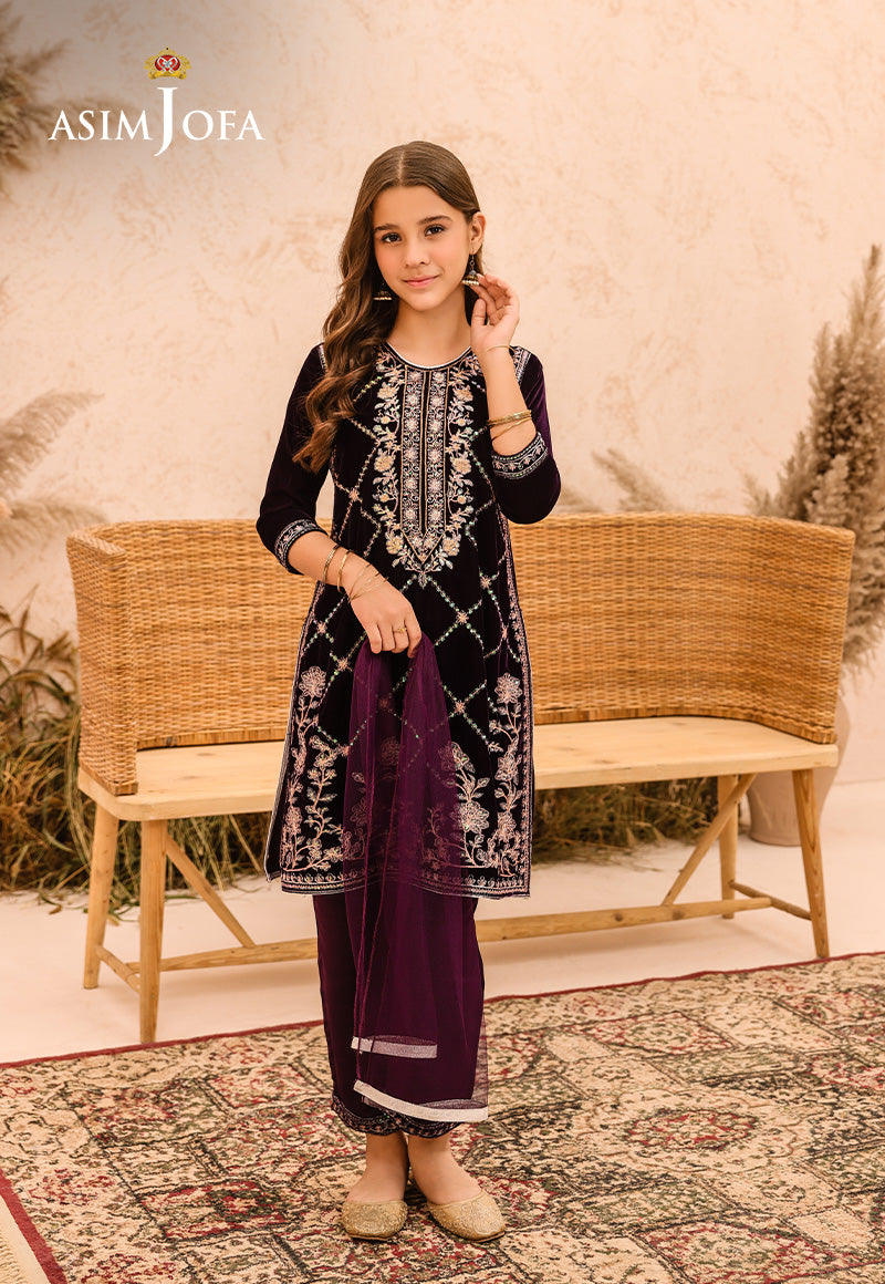 Asim Jofa | Velvet Edit | AJKV-08 - Ladies Clothes 