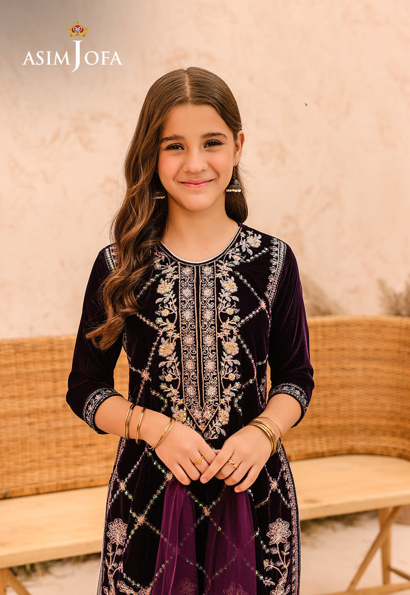 Asim Jofa | Velvet Edit | AJKV-08 - Ladies Clothes 