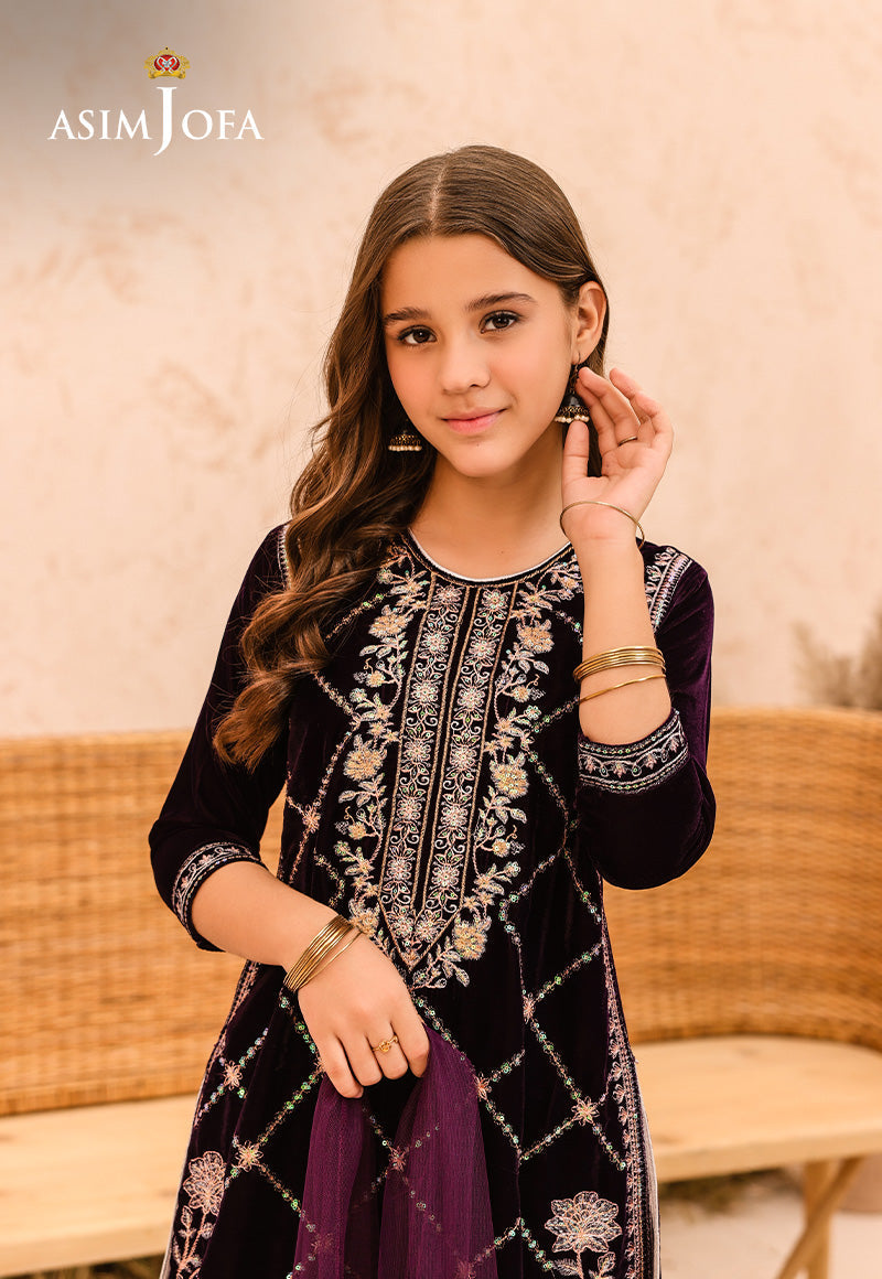 Asim Jofa | Velvet Edit | AJKV-08 - Ladies Clothes 