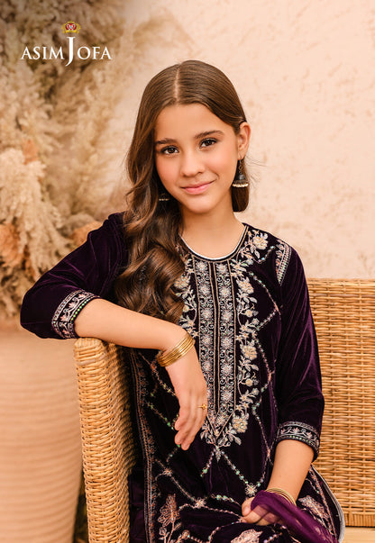 Asim Jofa | Velvet Edit | AJKV-08 - Ladies Clothes 