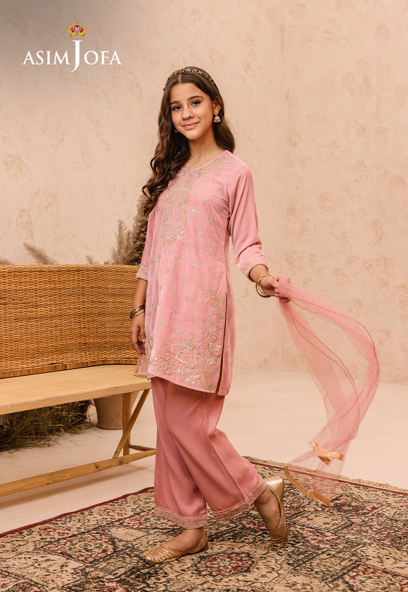 Asim Jofa | Velvet Edit | AJKV-09 - Ladies Clothes 