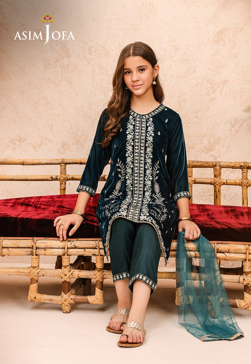 Asim Jofa | Velvet Edit | AJKV-07 - Ladies Clothes 
